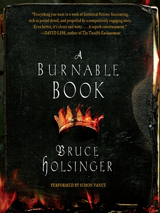 Title details for A Burnable Book by Bruce Holsinger - Wait list